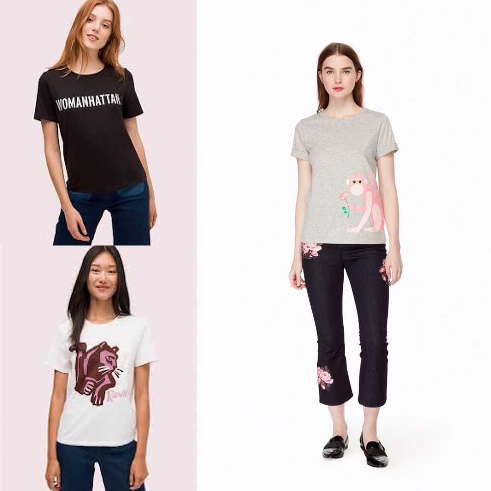 BRAND NEW ✨ Bundle of 3 Kate Spade tees